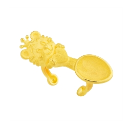 순금 호랑이스푼 돌반지 3.75g